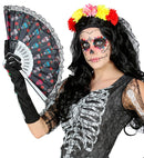 Dia De Los Muertos Fabric Fan 23 Cm