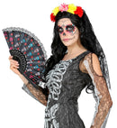 Dia De Los Muertos Fabric Fan 23 Cm