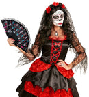 Dia De Los Muertos Fabric Fan 23 Cm