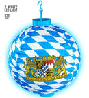 Bavaria Light-Up Lampion With 2 White Led Lights 30 Cm