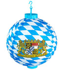 Bavaria Light-Up Lampion With 2 White Led Lights 30 Cm