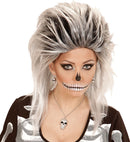 Silver Skull Necklace & Earrings