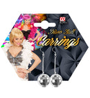Pair Of Disco Ball Earrings