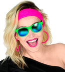 Pair Of Neon Pink Earrings