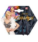 Pair Of Black & Sapphire Strass Earrings