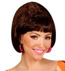 Pair Of Pink & Gold Disco Earrings