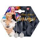 Pair Of Strass Sphere Earrings
