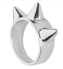 Silver Ring With 3 Spikes