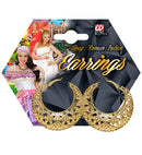 Pair Of Gold Gipsy/Roman Earrings