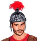 Antiquated Silver Roman Helmet