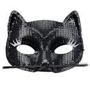 Black Sequin Cat Eyemask