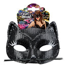 Black Sequin Cat Eyemask