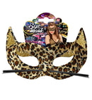 Velvet Leopard Eyemask With Gold 