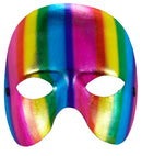 Unisex Metallic Rainbow Chinless Mask