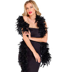 Feather Boa Black - 1,80 M - 50 G