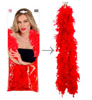 Feather Boa Red - 1,80 M - 50 G
