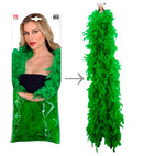 Feather Boa Green - 1,80 M - 50 G