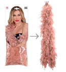 Antique Rose Feather Boa - 1,80 M - 50 G