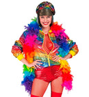 Rainbow Feather Boa - 1,80 M - 50 G