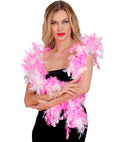 Bicolor Feather Boa Pink/White - 1,80 M - 50 G
