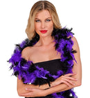 Bicolor Feather Boa Purple/Black - 1,80 M - 50 G