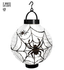 Led Light Spiderweb Lantern  - 20 Cm
