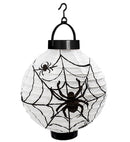 Led Light Spiderweb Lantern  - 20 Cm