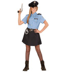 Police Officer  Shirt, Skirt, Belt, Hat 