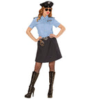 Police Officer  Shirt, Skirt, Belt, Hat 