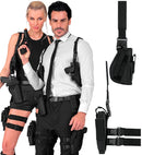 Black Tactical Right Leg Holster