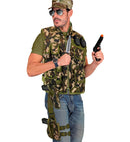 Camouflage Tactical Right Leg Holster