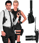 Black Tactical Left Leg Holster