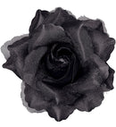 Black Rose Hair Clip 