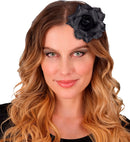 Black Rose Hair Clip 