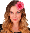 Pink Rose Hair Clip 