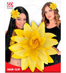 Yellow Flower Hair Clip 