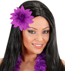 Purple Flower Hair Clip 