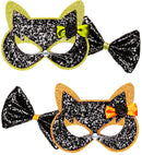  Cat Eyemask & Bow Tie 2 Colors Ass.