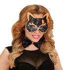  Cat Eyemask & Bow Tie 2 Colors Ass.