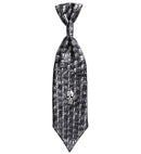 Metallic Skull Necktie