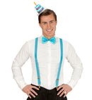  Happy Birthday Cake Headband & Bow Tie 4 Colors Ass.