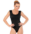Black Sleeveless Body  Buttons Closure 