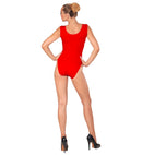Red Sleeveless Body  Buttons Closure 
