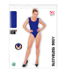 Blue Sleeveless Body  Buttons Closure 
