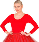 Red Body  Buttons Closure 