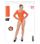 Orange Body  Buttons Closure 