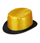 Top Hat Sequin Gold 11 Cm