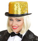Top Hat Sequin Gold 11 Cm