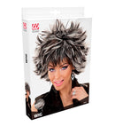 Black-White Steamy Wig In Box