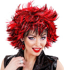 Black-Red Steamy Wig In Box